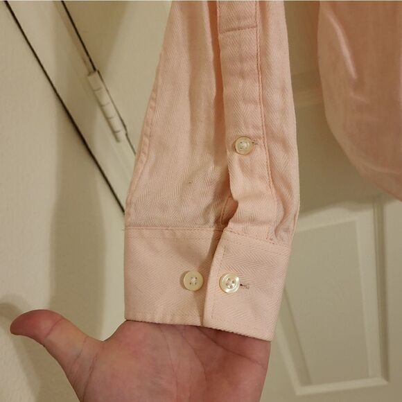Michael Kors mens pink collard button-down - Picture 6 of 7